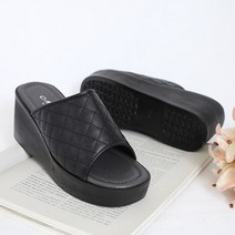 풍유 여성용 키높이 웨지 힐 샌들 7.5cm 788