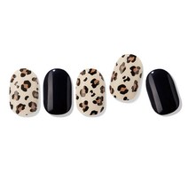 엣지유 샵젤 붙이는 젤네일, 1개, 레오파드 블랙