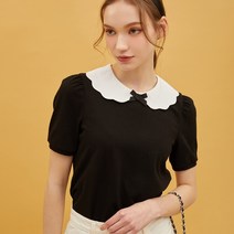 DEBB 여성용 Scallop Ribbon 티셔츠 DEAMB2026M