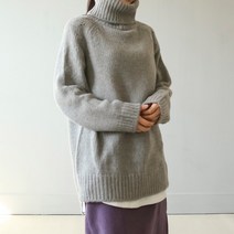 비나인 여성용 헤밀턴 목폴라 니트