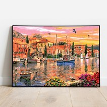 플레이어바웃 DIY 명화 그리기 세트 50 x 40 cm, 한가로운 오후 (MG028)