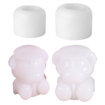 이홈베이킹 실리콘 얼음틀 아기곰 + 엄마곰 + 장미꽃 소 + 대 세트, 1세트