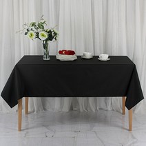 사각사각 방수 UV 테이블보, 검정, 270 x 145cm