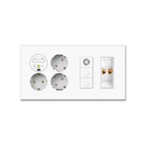 원하 Ti1 통신 콘센트 대기 3구 + CATV 1방 + RJ45 2구 + 오디오잭 1구 통합수구, 1개