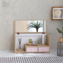 데코퍼니쳐 다비 화장대 B 일반형, 우드핑크