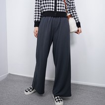 여성용 빅사이즈 리버플 밴딩 기모 통바지 long
