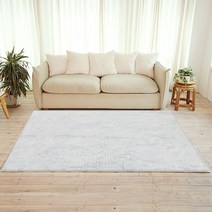 프로비 양면 놀이방매트 2개 세트, 마블   헤링본화이트