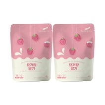 리틀스푼 요거트 큐브스낵 16g, 요거랑 딸기, 2개
