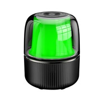 디알고 레인보우 LED 블루투스 스피커 BT7RGB, BT7RGB-BLACK, 블랙