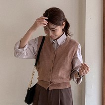 큐니걸스 여성용 뱀부 보들니트오픈 나시