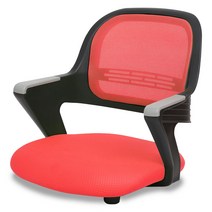 체어포커스 알라딘 좌식의자 메쉬 AL-D250 BK, 레드