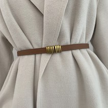 멜트인 여성용 데일리 코트 벨트
