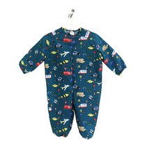[유아방수복] 갯벌체험복 아기 유아 미술 가운 방수복 모레 물감 놀이 전신 옷 숲복, 베이지퍼피ㅡL(6 7)