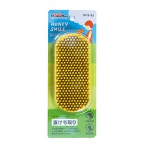 도기맨 반려동물 허니스마일 러버 브러쉬 M 겸용 3단계 NHS-82, 혼합색상, 1개