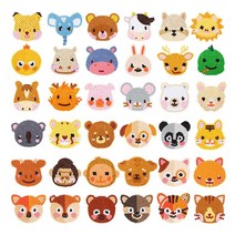 포원밀리언 DIY 미니 보석십자수 + DIY키트 세트, 1세트, 동물7(보석십자수)