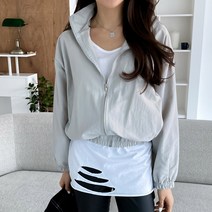 루즈핏 심플 하이넥 집업 JK3920K1C