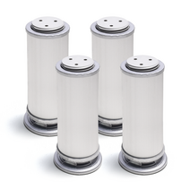 손잡이세상 알루미늄 가구발통 120mm 4p, 실버