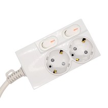 세이브탭 대한이라이트 개별형 멀티탭 2구, 3m, 1개