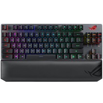 에이수스 ROG STRIX SCOPE RX TKL WIRELESS DELUXE 적축 영문 게이밍 무선 키보드, 텐키리스