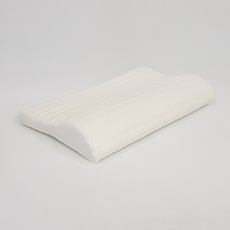 우보 굴곡형 낮은베개, 크림