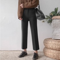 에이와비 여성용 찰떡 일자 슬랙스