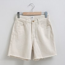 여성용 코튼 밑단 컷팅 숏팬츠 79572