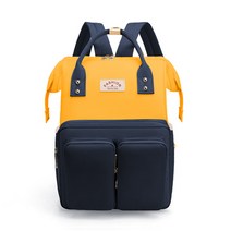 JCP 컬러 더블 포켓 베이비 백팩, 투톤