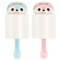 후니마켓 벽걸이 후크, 핑크, 블루, 2개