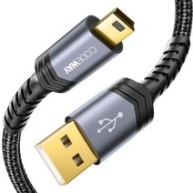[미니5핀] 옵토프로 고속 USB 미니 5핀 케이블 2.0 MINI 5pin 하이패스 디카 외장하드, 0.3m, 1개
