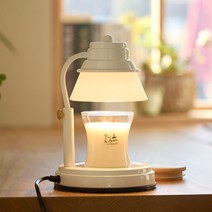 에인디 국내산 타이머 캔들워머 + 소이캔들 150g 세트, 화이트(캔들워머), 라임바질 만다린(소이캔들)