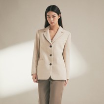 미쏘 여성용 테일러드 싱글 오버핏 자켓