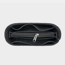 다윗트 깔끔정리 가방 쏙 백인백 & 이너백 중간지퍼 M, 다크그레이, 1개
