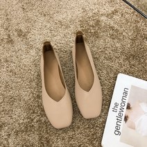 더나은날 여성용 공허 민자 심플 플랫슈즈 1cm YT_RI063