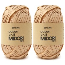 니뜨 미도리 뜨개실 40g, 501 누드베이지, 2개