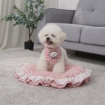 레드퍼피 반려동물 멜비 쿠션, 핑크