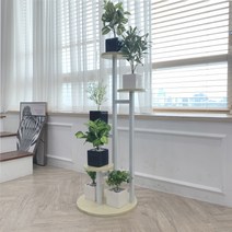 코지테일러 인테리어 화분대 1m B13, 아이보리 + 화이트