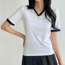 패션풀 여성용 GOLF F 에어 카라 티셔츠 28288