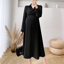 에스텔라 새로운 임산부 크로스 레이스 롱 스커트 MYP005