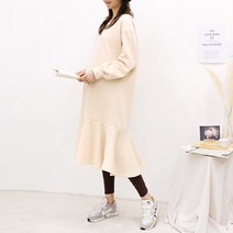 팡팡샵 T 기모오로라 임산부 원피스