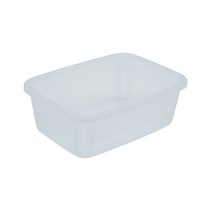 생활엔 사각밀폐용기 죽용기 850ml 뚜껑 별매, 50개