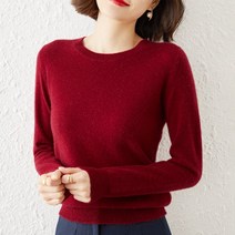 마켓A 여성용 베이직 솔리드컬러 니트