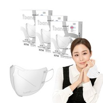 아이바나리 에어 황사 방역용 마스크 중소형 KF94, CLEAN WHITE, 3개, 10개입