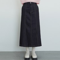 미쏘 롱 데님 스커트