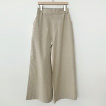 비나인 여성용 카브치 린넨 와이드 팬츠