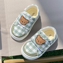 라블키즈 아동용 곰돌이 벨크로 단화