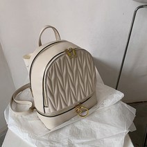 여성용 멀티 플리츠 패션 백팩 G_RD_43