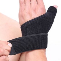 포블럭스 손목보호대 오른손 블랙, 1개