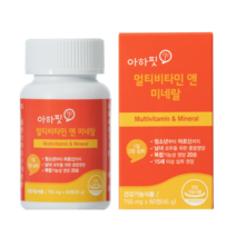 아하핏 멀티비타민 앤 미네랄 45g, 1개, 60정