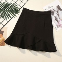 안다로미 플라워리프 미니 스커트