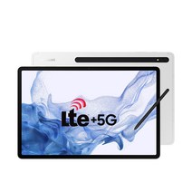 삼성전자 갤럭시탭 S8 플러스 태블릿 PC, 실버, 128GB, 5G